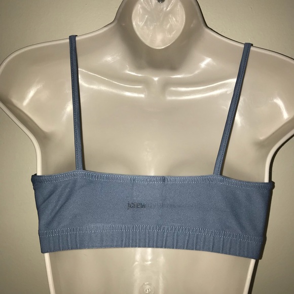GUC 💜 J.CREW | Blue Gym Sports Bra - Picture 3 of 7